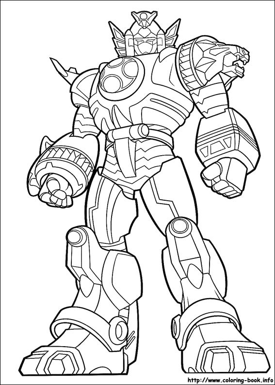 Power Rangers coloring picture